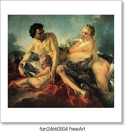 Free art print of The Education of Cupid by François Boucher