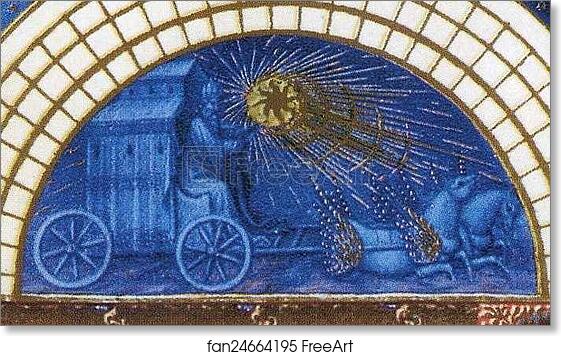 Free art print of Les trÄ�s riches heures du Duc de Berry. January. A New Year's Day Feast including Jean de Berry. Detail by Limbourg Brothers