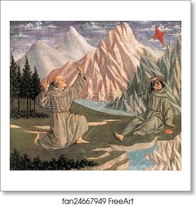 Free art print of St. Francis Receiving the Stigmata by Domenico Veneziano Free art print of St. Francis Receiving the Stigmata by Domenico Veneziano