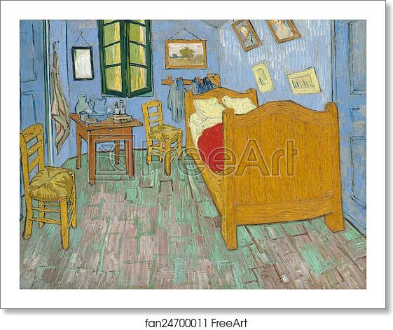 Free art print of The bedroom by Vincent Van Gogh Free art print of The bedroom by Vincent Van Gogh