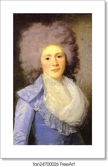 Free art print of Woman in Blue by Jean-Louis Voille Free art print of Woman in Blue by Jean-Louis Voille