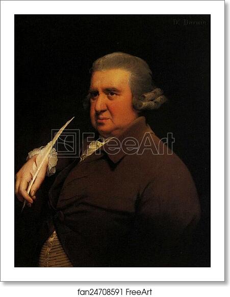 Free art print of Erasmus Darwin by Joseph Wright Of Derby Free art print of Erasmus Darwin by Joseph Wright Of Derby