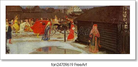 Free art print of Wedding Train in the XVII century Moscow by Andrey Ryabushkin Free art print of Wedding Train in the XVII century Moscow by Andrey Ryabushkin