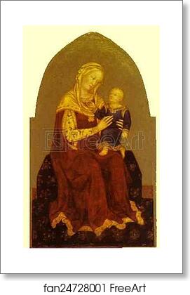 Free art print of Madonna and Child by Gentile Da Fabriano