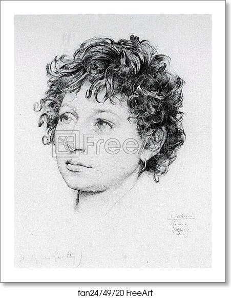 Free art print of Study of the Head of a Model Called Agostino, for the Figure of Giotto in Cimabue's Madonna by Frederick Leighton Free art print of Study of the Head of a Model Called Agostino, for the Figure of Giotto in Cimabue's Madonna by Frederick Leighton