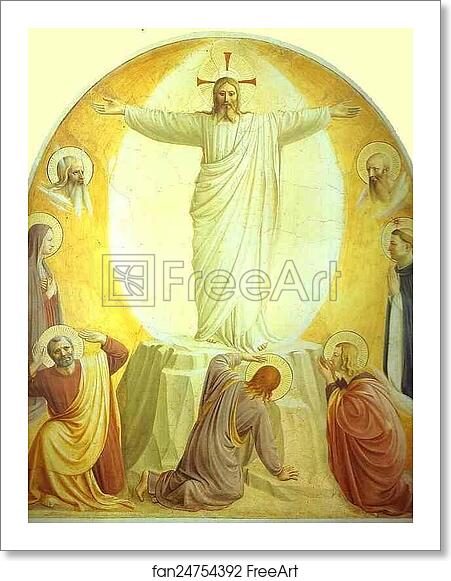 Free art print of Transfiguration of Christ by Fra Angelico Free art print of Transfiguration of Christ by Fra Angelico