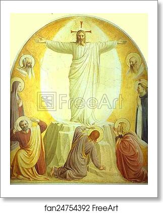 Free art print of Transfiguration of Christ by Fra Angelico