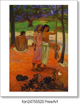 Free art print of The Call by Paul Gauguin