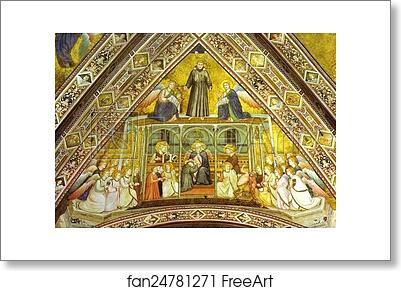 Free art print of Allegory of Obedience by Giotto