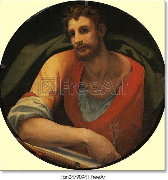 Free art print of St. Mark by Agnolo Bronzino