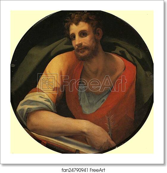 Free art print of St. Mark by Agnolo Bronzino