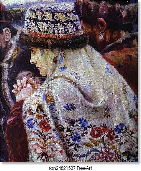 Free art print of The Boyarynia Morozova. Detail by Vasily Surikov