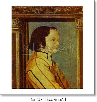 Free art print of Portrait of a Boy with Chestnut Hair by Ambrosius Holbein