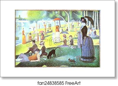 Free art print of La Grande Jatte by Georges Seurat