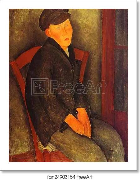 Free art print of Seated Boy with Cap by Amedeo Modigliani Free art print of Seated Boy with Cap by Amedeo Modigliani