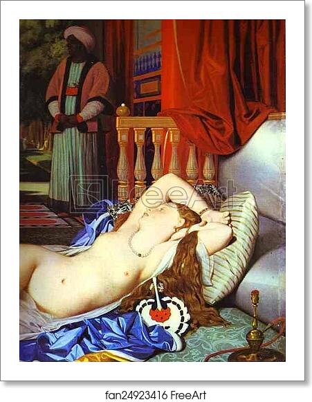 Free art print of Odalisque and Slave. Detail by Jean-Auguste-Dominique Ingres Free art print of Odalisque and Slave. Detail by Jean-Auguste-Dominique Ingres