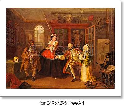 Free art print of The Visit to the Quack Doctor by William Hogarth