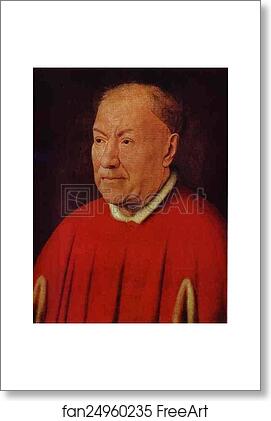 Free art print of Portrait of Cardinal Nicola Albergati by Jan Van Eyck