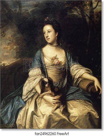Free art print of Caroline, Duchess of Marlborough by Sir Joshua Reynolds