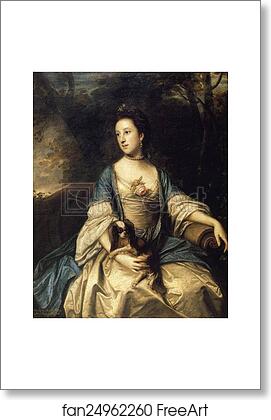 Free art print of Caroline, Duchess of Marlborough by Sir Joshua Reynolds