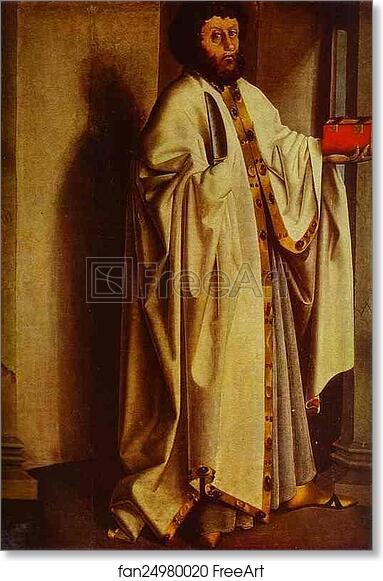 Free art print of St. Bartholomew by Konrad Witz