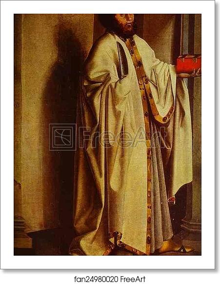 Free art print of St. Bartholomew by Konrad Witz Free art print of St. Bartholomew by Konrad Witz