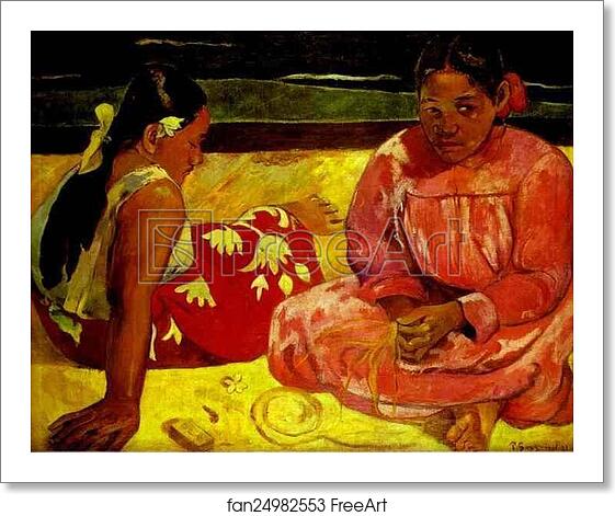 Free art print of Tahitian Women (On the Beach) by Paul Gauguin Free art print of Tahitian Women (On the Beach) by Paul Gauguin
