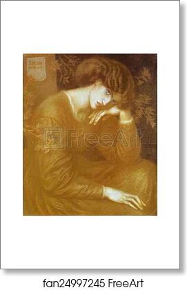 Free art print of Reverie by Dante Gabriel Rossetti