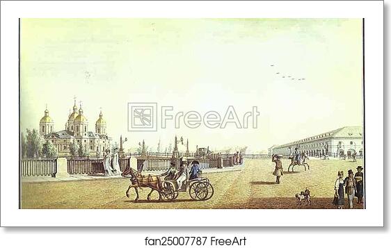 Free art print of Sadovaya Street by the Nikolsky Market by Benjamin Paterssen Free art print of Sadovaya Street by the Nikolsky Market by Benjamin Paterssen