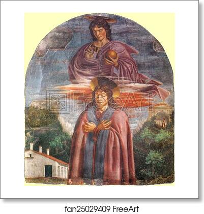 Free art print of St Julian and the Redeemer by Andrea Del Castagno