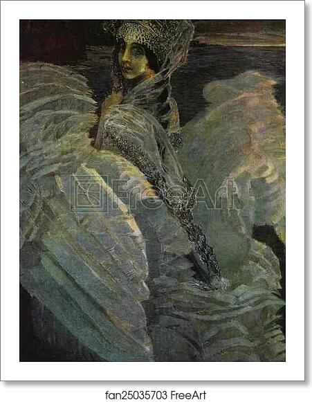 Free art print of Swan Princess by Mikhail Vrubel