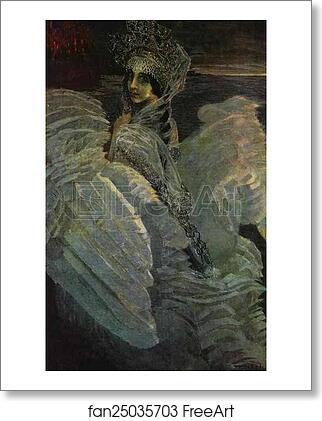Free art print of Swan Princess by Mikhail Vrubel