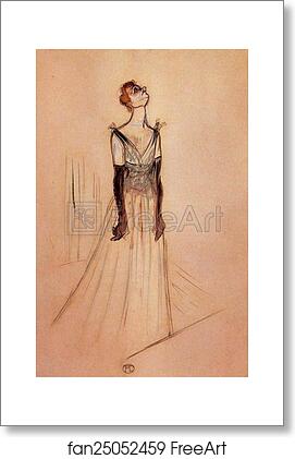 Free art print of Yvette Guilbert by Henri De Toulouse-Lautrec Free art print of Yvette Guilbert by Henri De Toulouse-Lautrec