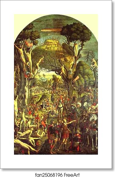 Free art print of The Ten Thousand Crucifixions of Mount Ararat by Vittore Carpaccio