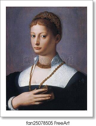 Free art print of Portrait of a Young Woman by Agnolo Bronzino Free art print of Portrait of a Young Woman by Agnolo Bronzino