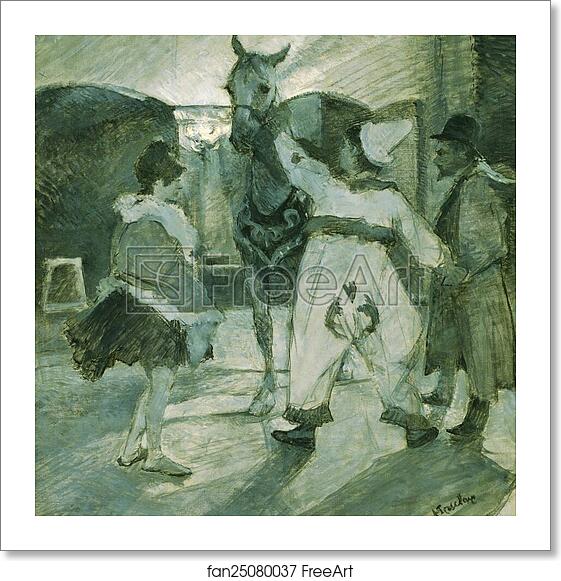 Free art print of In the Wings at the Circus by Henri De Toulouse-Lautrec Free art print of In the Wings at the Circus by Henri De Toulouse-Lautrec