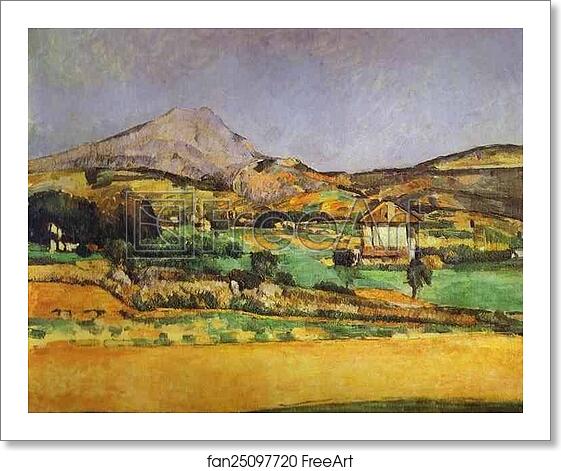 Free art print of Plain by Mount Sainte-Victoire by Paul Cézanne Free art print of Plain by Mount Sainte-Victoire by Paul Cézanne