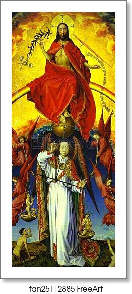 Free art print of Beaune Altarpiece. Central part by Rogier Van Der Weyden Free art print of Beaune Altarpiece. Central part by Rogier Van Der Weyden