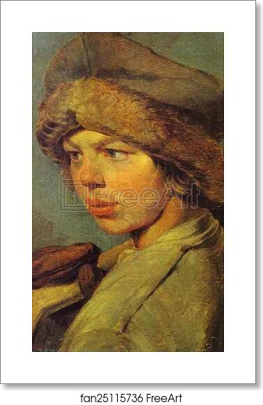 Free art print of Zakharka by Alexey Venetsianov Free art print of Zakharka by Alexey Venetsianov