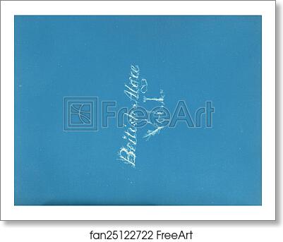 Free art print of Title page by Anna Atkins Free art print of Title page by Anna Atkins