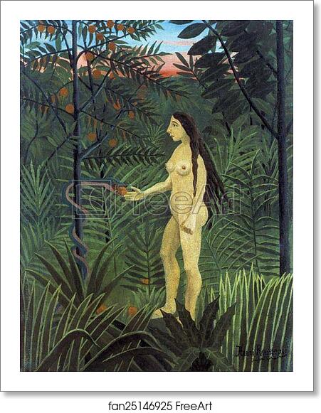 Free art print of Eve by Henri Rousseau Free art print of Eve by Henri Rousseau