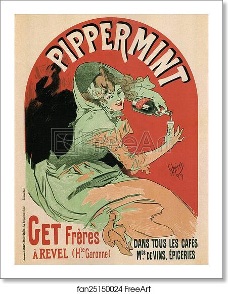 Free art print of Pippermint by Jules Chéret Free art print of Pippermint by Jules Chéret