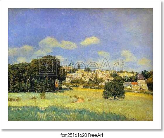 Free art print of View of Marly-le-Roi - Sunshine (formerly View of St-Cloud) by Alfred Sisley Free art print of View of Marly-le-Roi - Sunshine (formerly View of St-Cloud) by Alfred Sisley