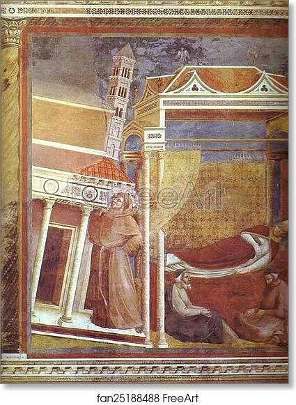 Free art print of Dream of Innocent III by Giotto