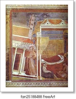 Free art print of Dream of Innocent III by Giotto