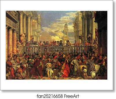 Free art print of The Marriage Feast at Cana by Paolo Veronese