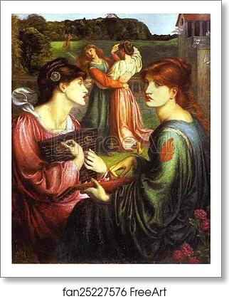 Free art print of The Bower Meadow by Dante Gabriel Rossetti Free art print of The Bower Meadow by Dante Gabriel Rossetti
