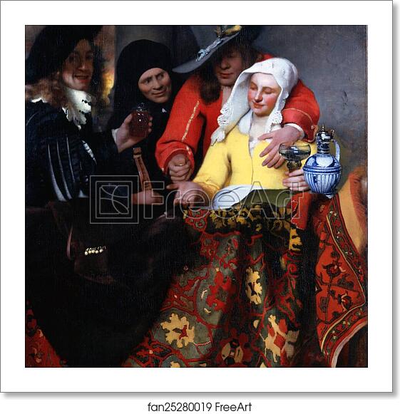 Free art print of The Procuress by Johannes Vermeer Free art print of The Procuress by Johannes Vermeer