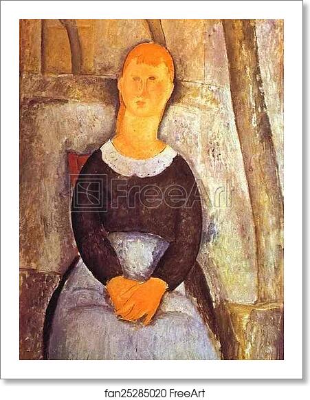 Free art print of La Belle Epicière by Amedeo Modigliani Free art print of La Belle Epicière by Amedeo Modigliani