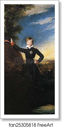 Free art print of Prince George of Cumberland (1819-78) by Sir Thomas Lawrence